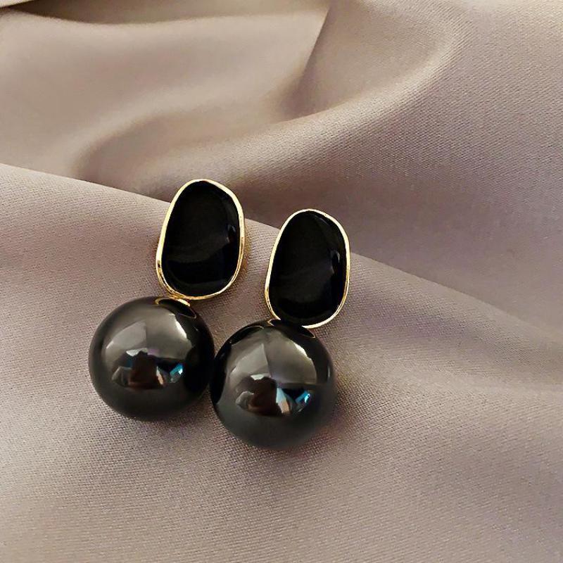 Pearl Earring Stud - Big Brand High Class Noble Pearl
