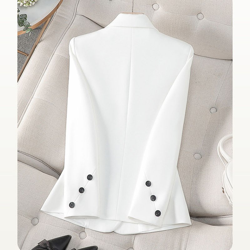 Formal Winter Wear Women Jacket - 2025 New Spring Autumn White Black
