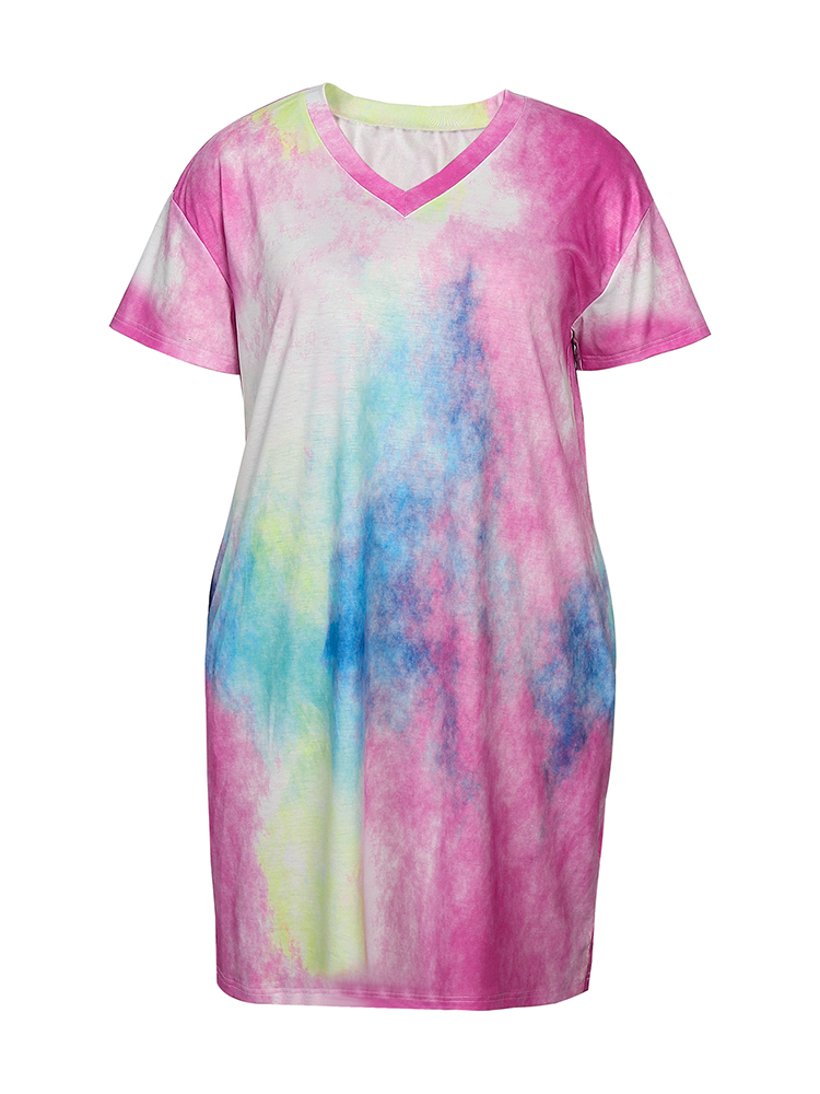 Plus Size Women's Casual Dress - Women Formal Office Wear Tops ulasan dan harga