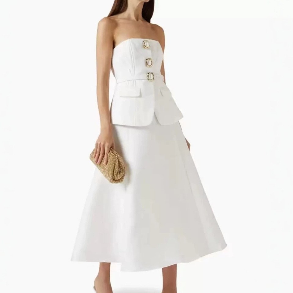 Women Sexy Strapless Diamond B - Women'S Formal Day Wear ulasan dan harga