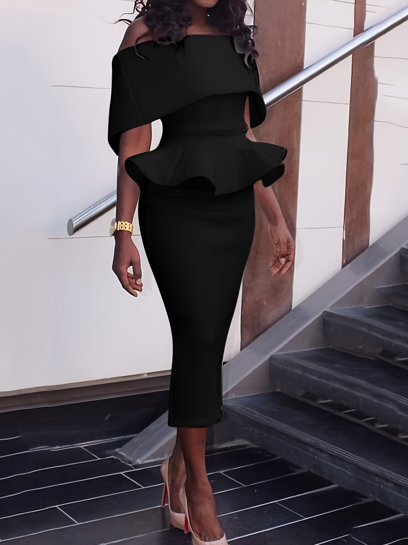 Ladies Club Party Sexy Off Sho - Women Formal Office Wear Tops ulasan dan harga
