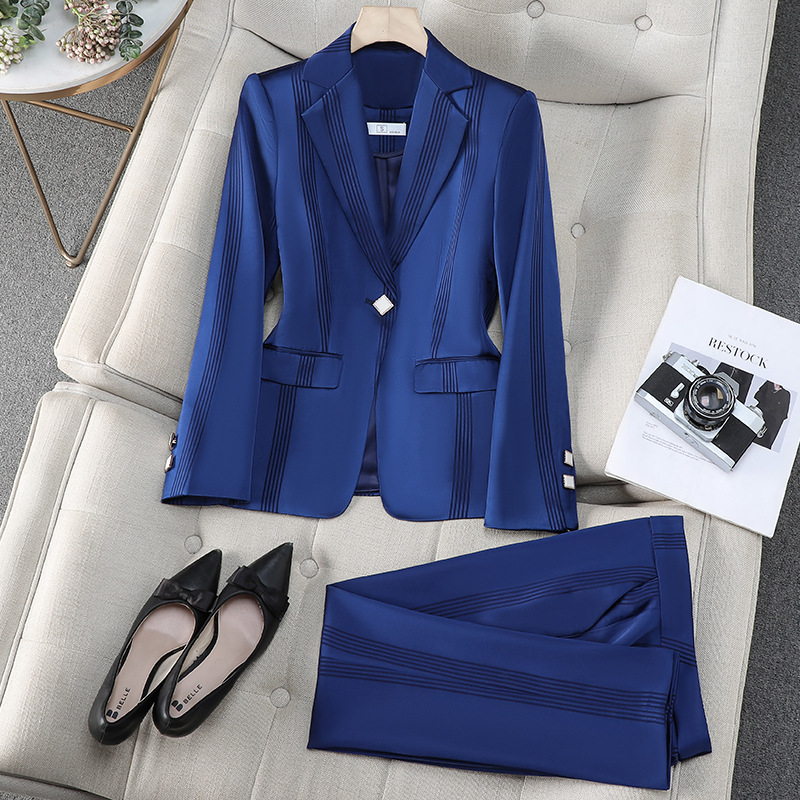 Fashion Women Pant Suit 2 Piec - Formal Winter Wear Women Jacket ulasan dan harga