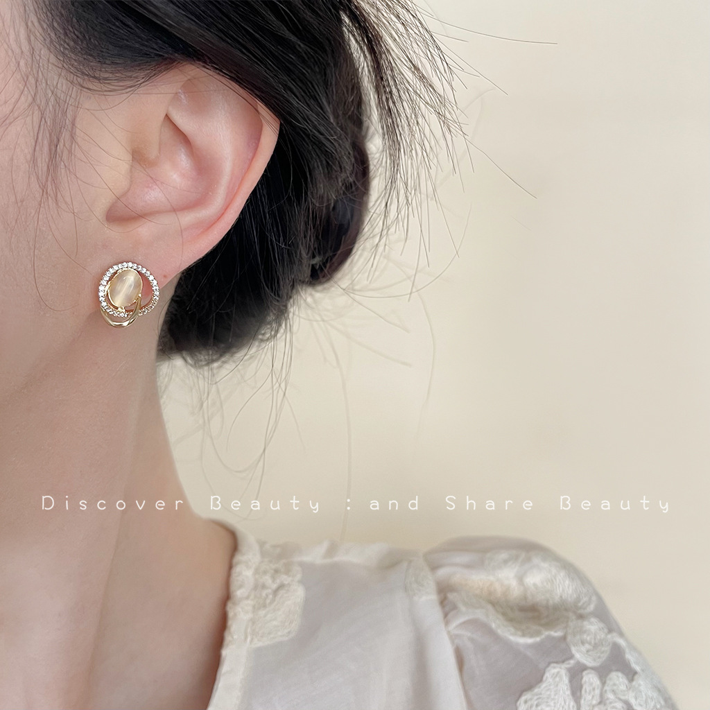 DIY accessories Vintage fan-sh - Pearl Earring Stud ulasan dan harga