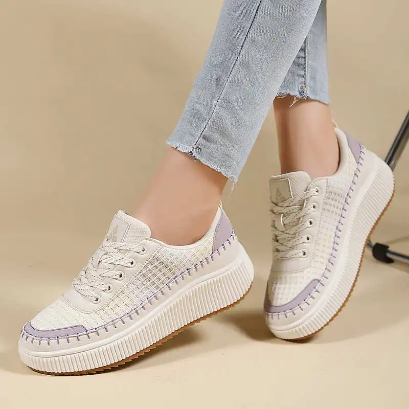 Brown Shoes Woman Flats Autumn - Formal Women Daily Wear Slippers ulasan dan harga