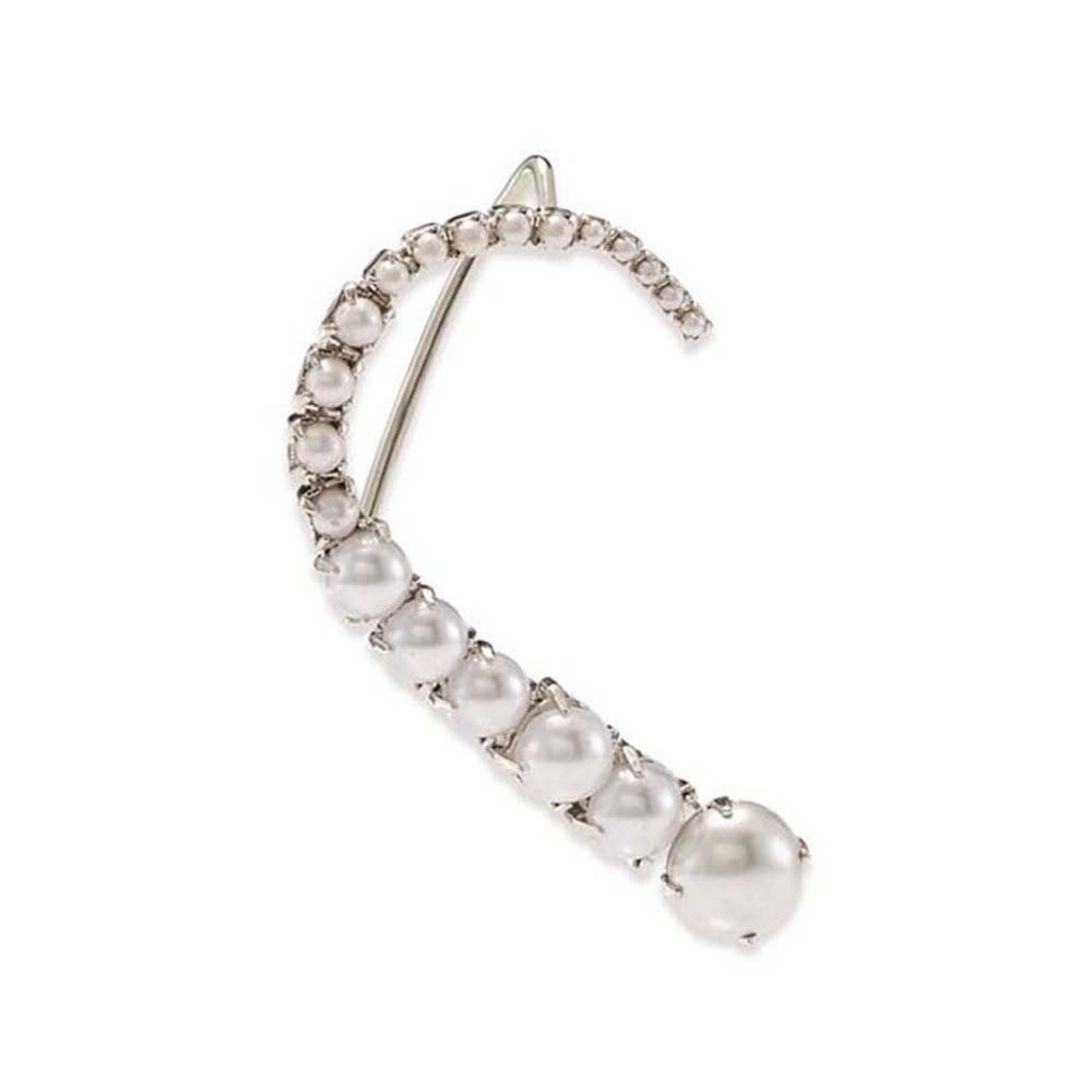 Stonefans Pearl Ear Clips With - Pearl Earring Stud ulasan dan harga