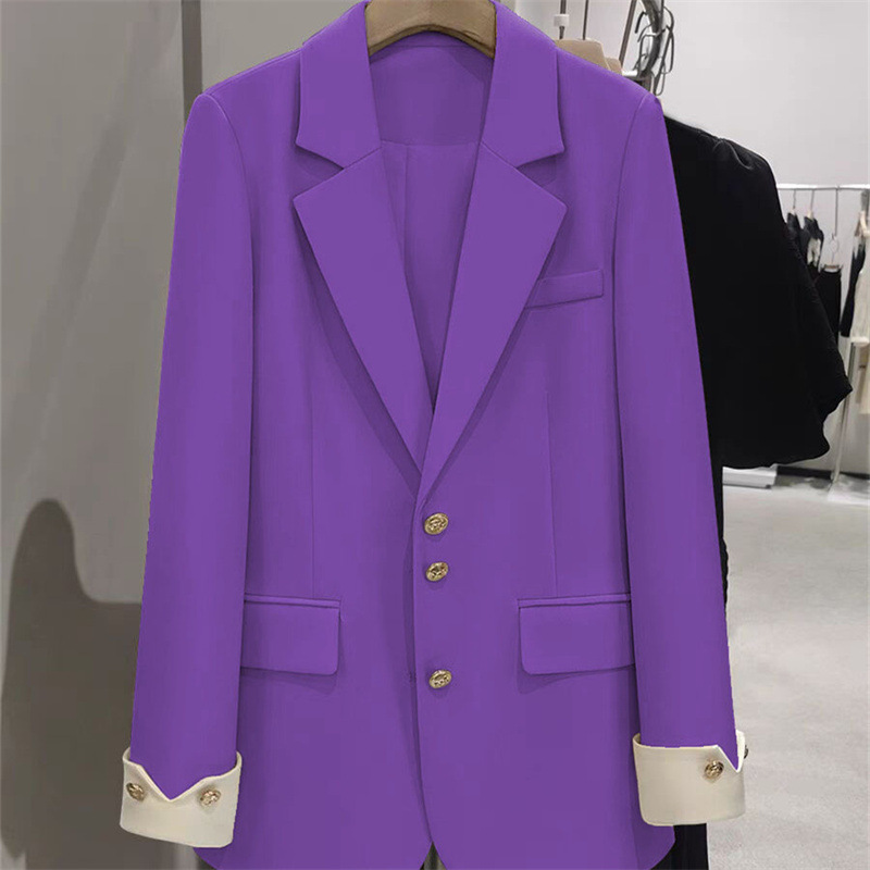 Fashion Ladies Blazer Color Bl - Formal Winter Wear Women Jacket ulasan dan harga