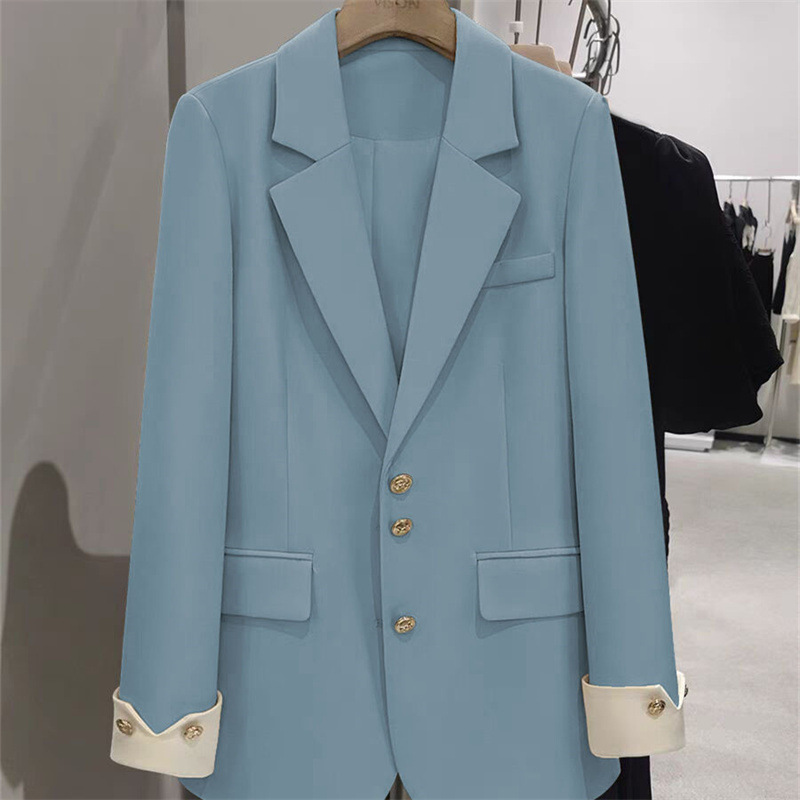 Fashion Ladies Blazer Color Bl - Formal Winter Wear Women Jacket ulasan dan harga