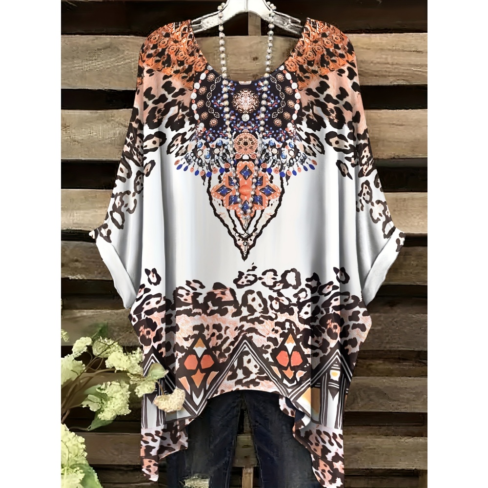 Women's Fashion Animal Print T - Women'S Formal Day Wear ulasan dan harga