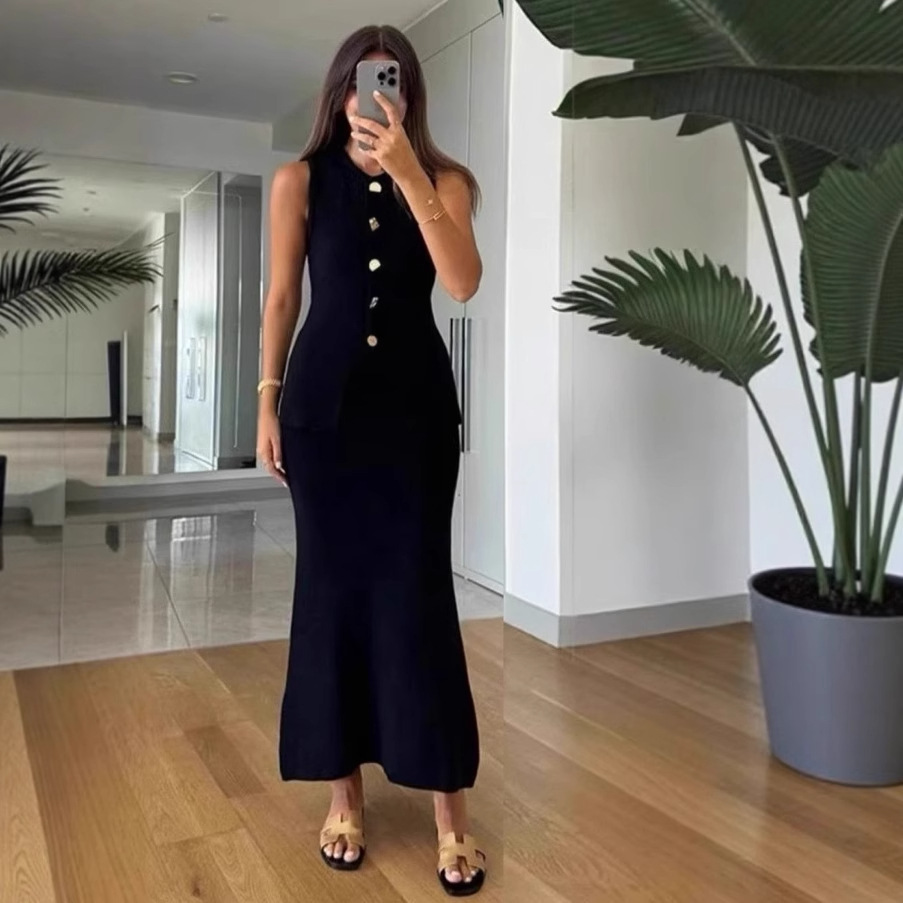 Round-neck Single-breasted Sle - Women'S Formal Day Wear ulasan dan harga