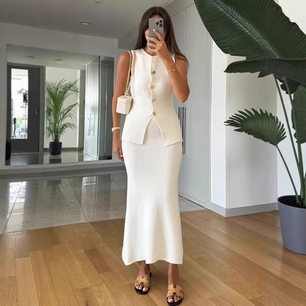 Round-neck Single-breasted Sle - Women'S Formal Day Wear ulasan dan harga