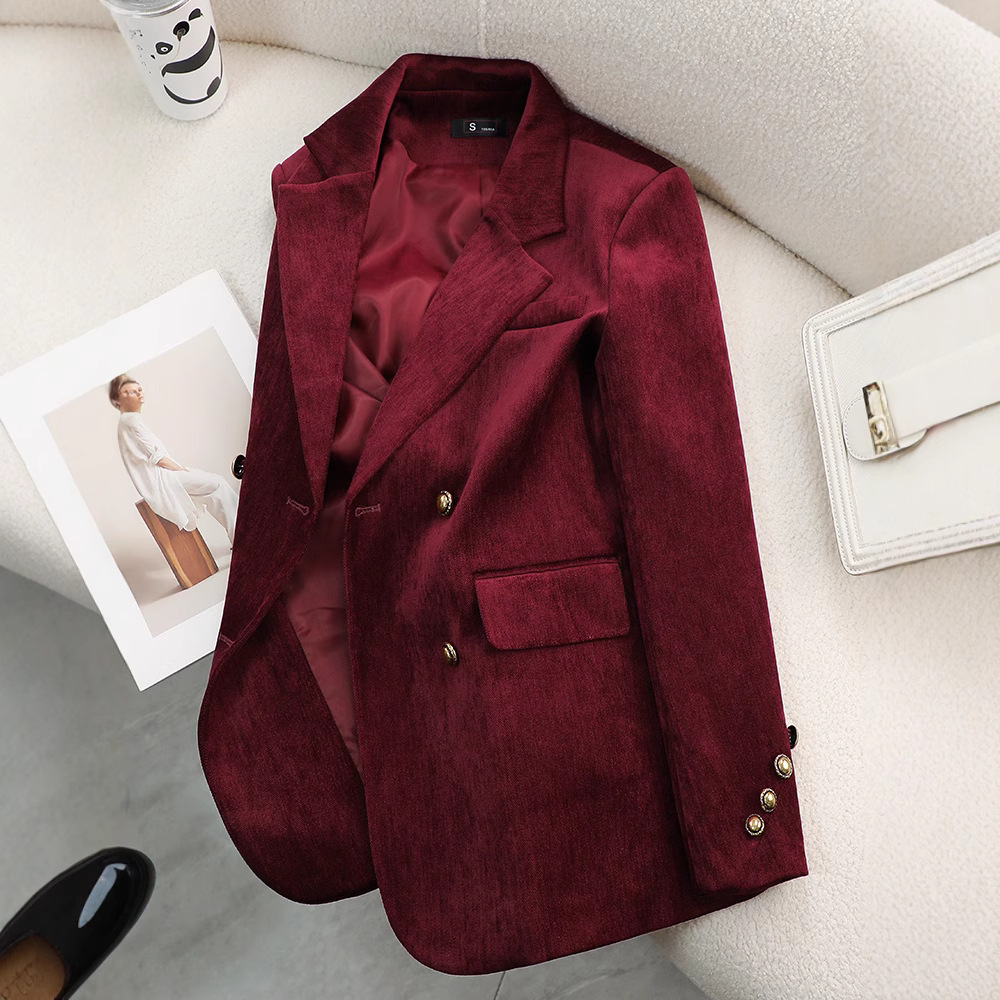 Fashion Ladies Blazer Coat Wom - Formal Winter Wear Women Jacket ulasan dan harga