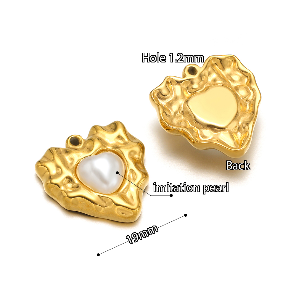 5pcs Stainless Steel Imitation - Pearl Earring Stud ulasan dan harga