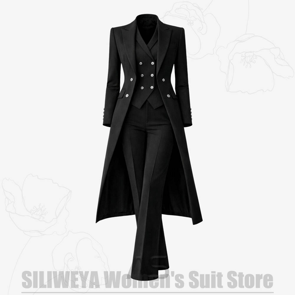 Women's Suit 3 Piece Double Br - Women Formal Wear Business ulasan dan harga