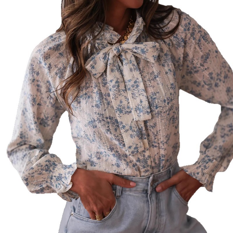 Womens Wear Bow Fashion Printe - Women'S Formal Day Wear ulasan dan harga