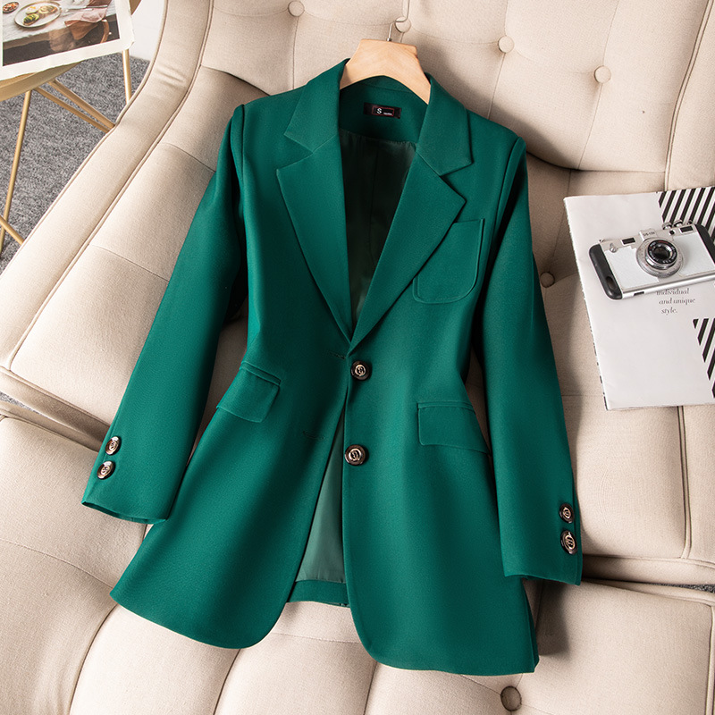 Blue Black Green Women Formal  - Formal Winter Wear Women Jacket ulasan dan harga