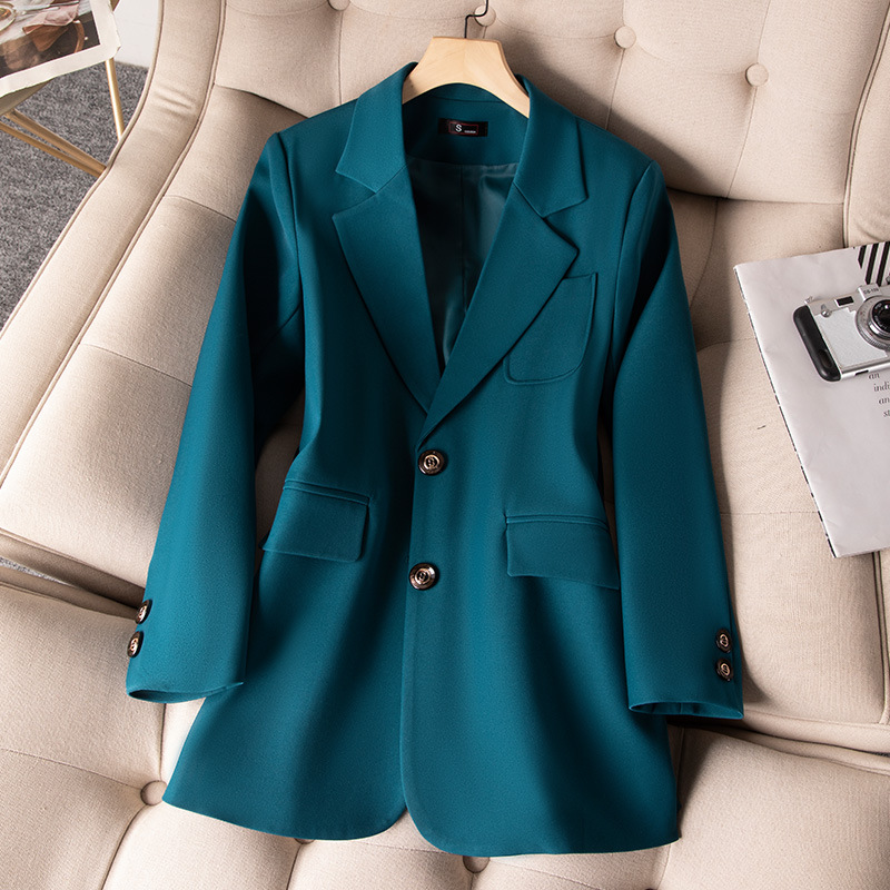 Blue Black Green Women Formal  - Formal Winter Wear Women Jacket ulasan dan harga