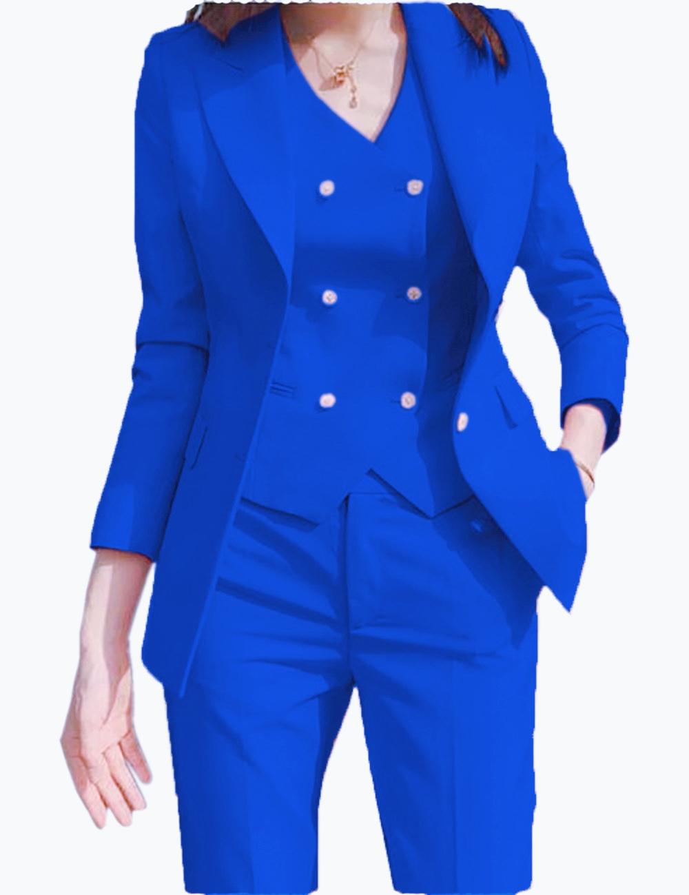 Fall Outfits Suit Jacket Three - Women Formal Wear Business ulasan dan harga