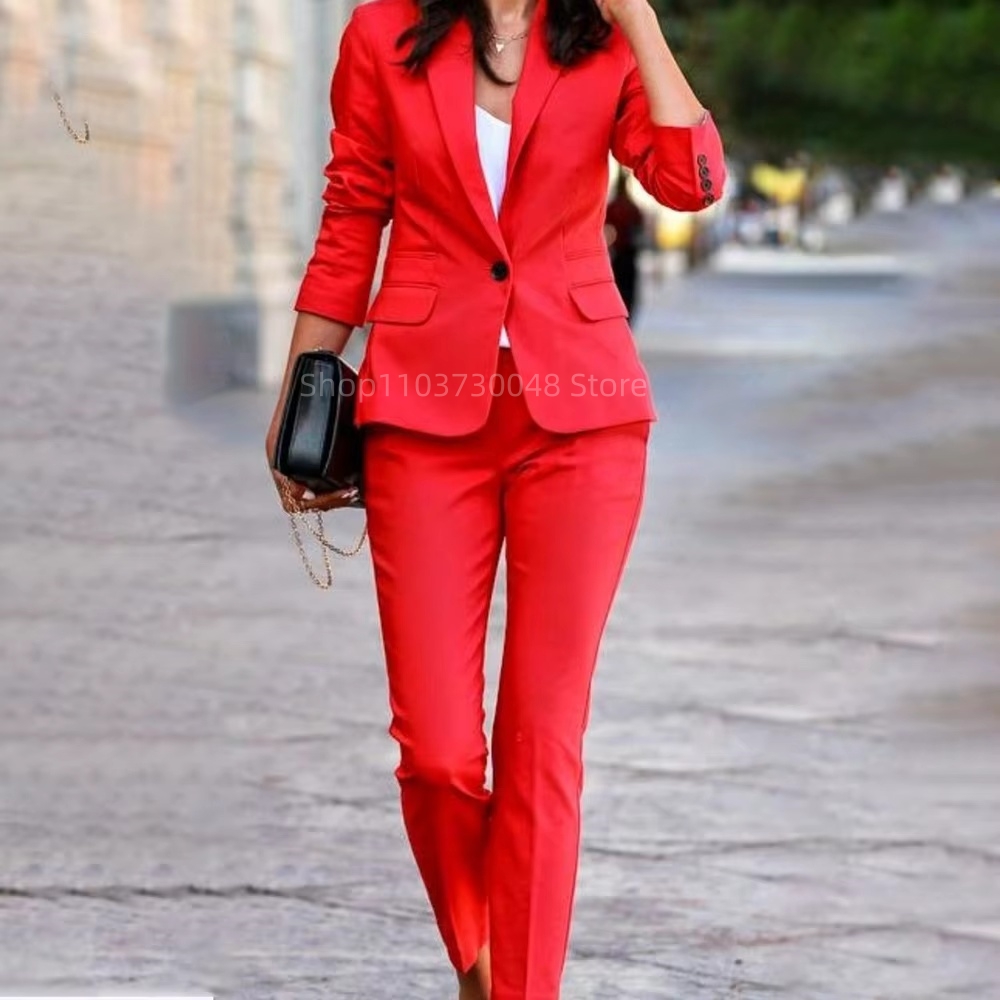 Fashion Office Ladies Blazer a - Women Formal Wear Business ulasan dan harga