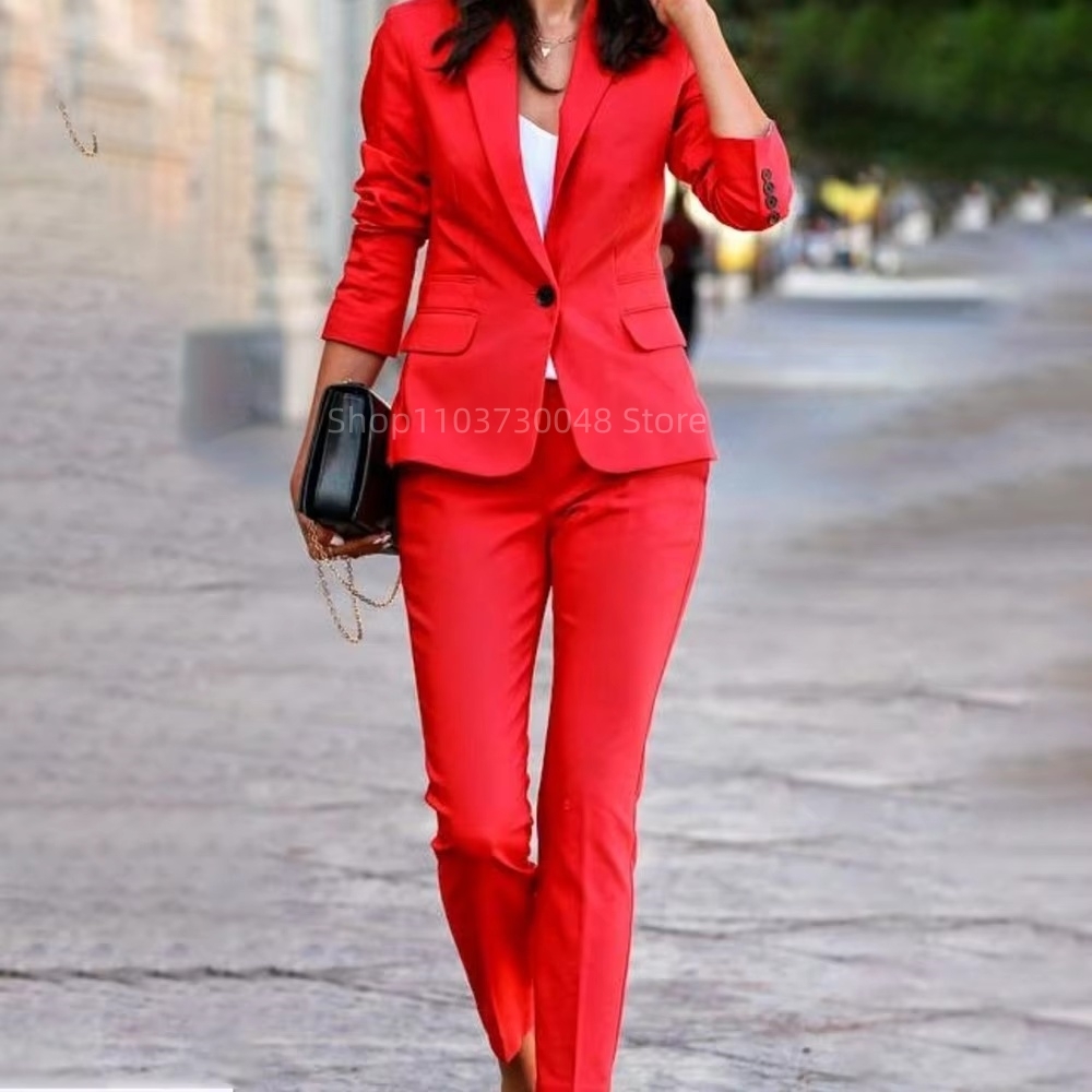 Fashion Office Ladies Blazer a - Women Formal Wear Business ulasan dan harga